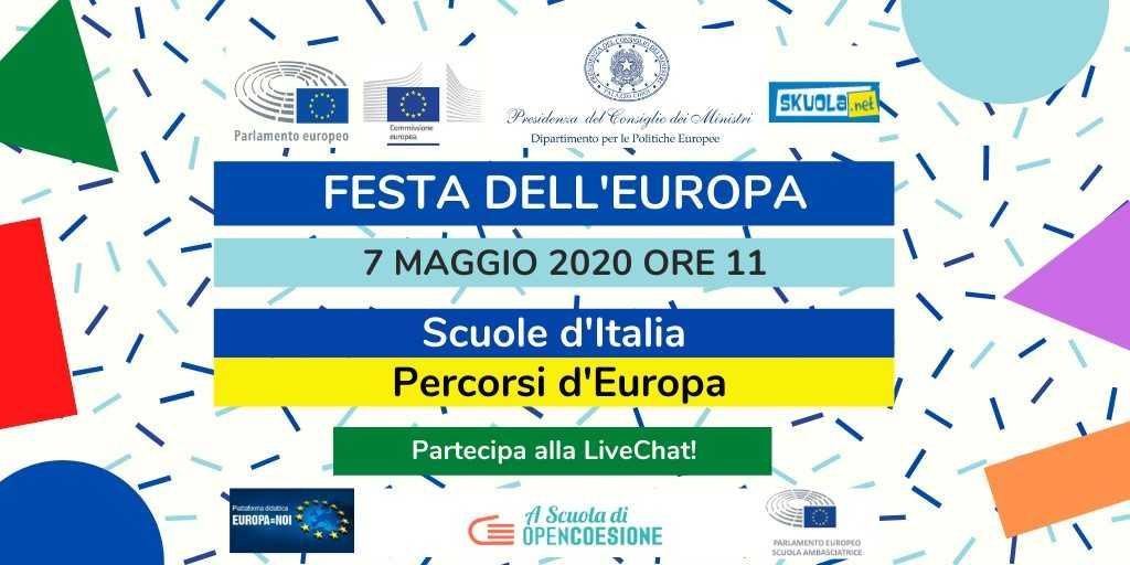 ascuoladioc's tweet photo. 🇪🇺🇪🇺A 70 anni della Dichiarazione #Schuman, il #7maggio "live chat" su @skuolanet con studentesse e studenti delle scuole secondarie di secondo grado italiane!
#Europeicontrocovid19
Qui la news con tutti i dettagli 👇  https://t.co/aH1CbpcjHL https://t.co/swDxEoNfbY