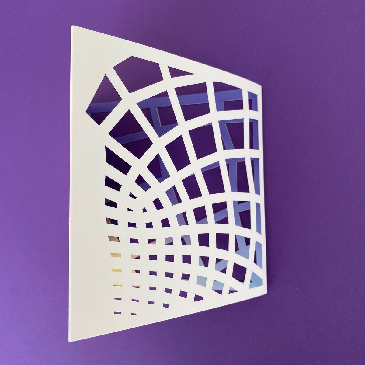 wardtaal's tweet photo. Open structuren, fijn proces, hoofdletter C, sprekende locatie...
#graphicdesign #invitation #Amsterdam #lasercut #Goya #Curious https://t.co/oOk1ZwKG2S