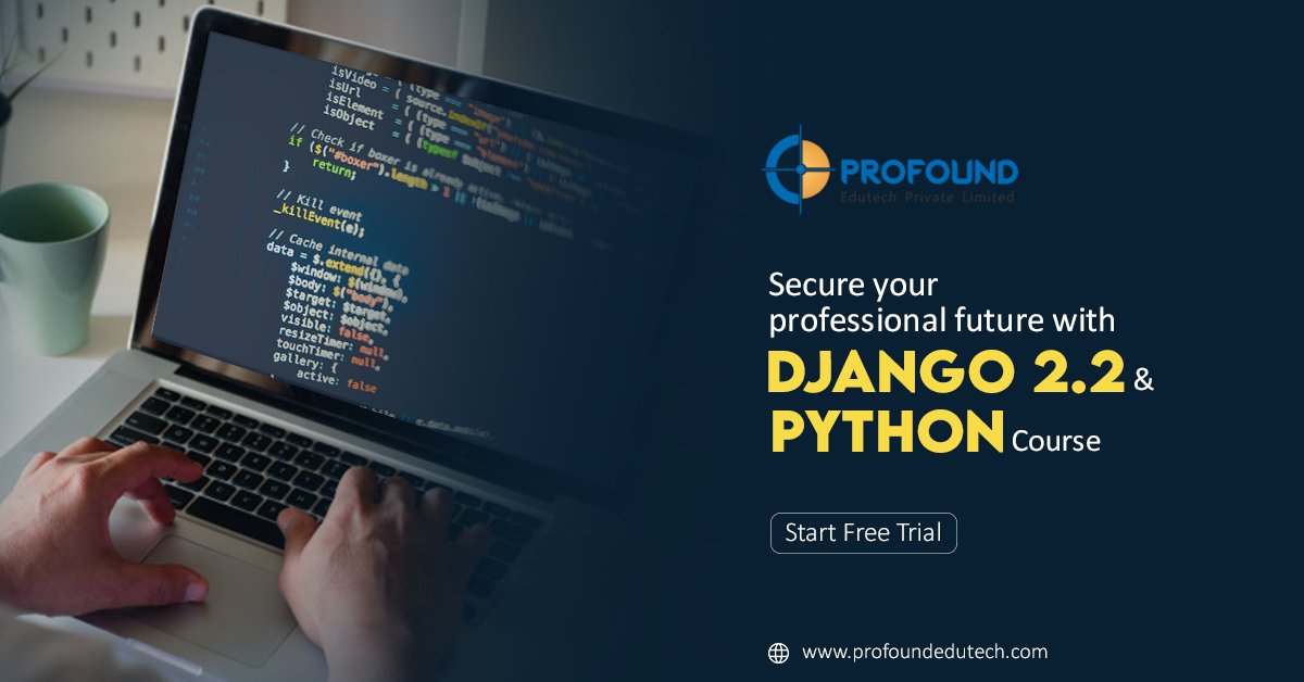 ProfoundEdutech's tweet image. Prepare yourself for Top IT Companies. Join Profound Edutech Best IT Training Institute in Pune and learn from IT Experts with hands on experience on the live projects
Check out the course detail here profoundedutech.com/python-django-…

#Django #pythoncourse #pythondjango #profoundedutech