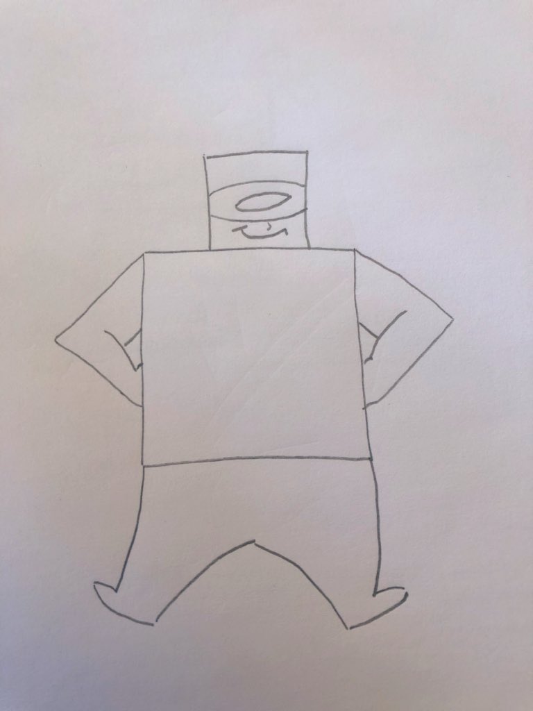 JenSkanes1's tweet photo. Here is another “Square Drawing” for you to try at home! Show me your superheroes!! #superhero #SquareDrawing @standrewselem https://t.co/o70RZZNkKd
