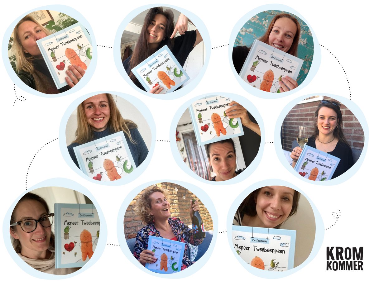 Lieve Krommunity ❤️ Nu we de lancering van ons boek niet samen kunnen vieren, maken we er met ons team digitaal een feestje van 🎉 Voor alle helden die al 'n boek hebben besteld of gedoneerd: dank voor je support! Samen maken we kids fan van krom ➡️ kromkommer.com/kinderboek