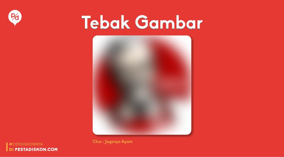 pestadiskoncom's tweet photo. Cluenya : Jagonya Ayam!

Hayo tebak gambarnya. SobatPD pasti tau kan, bahkan jadi paling utama kalau mau makan makanan fastfood yang satu ini 😄 https://t.co/WUcduLLaem