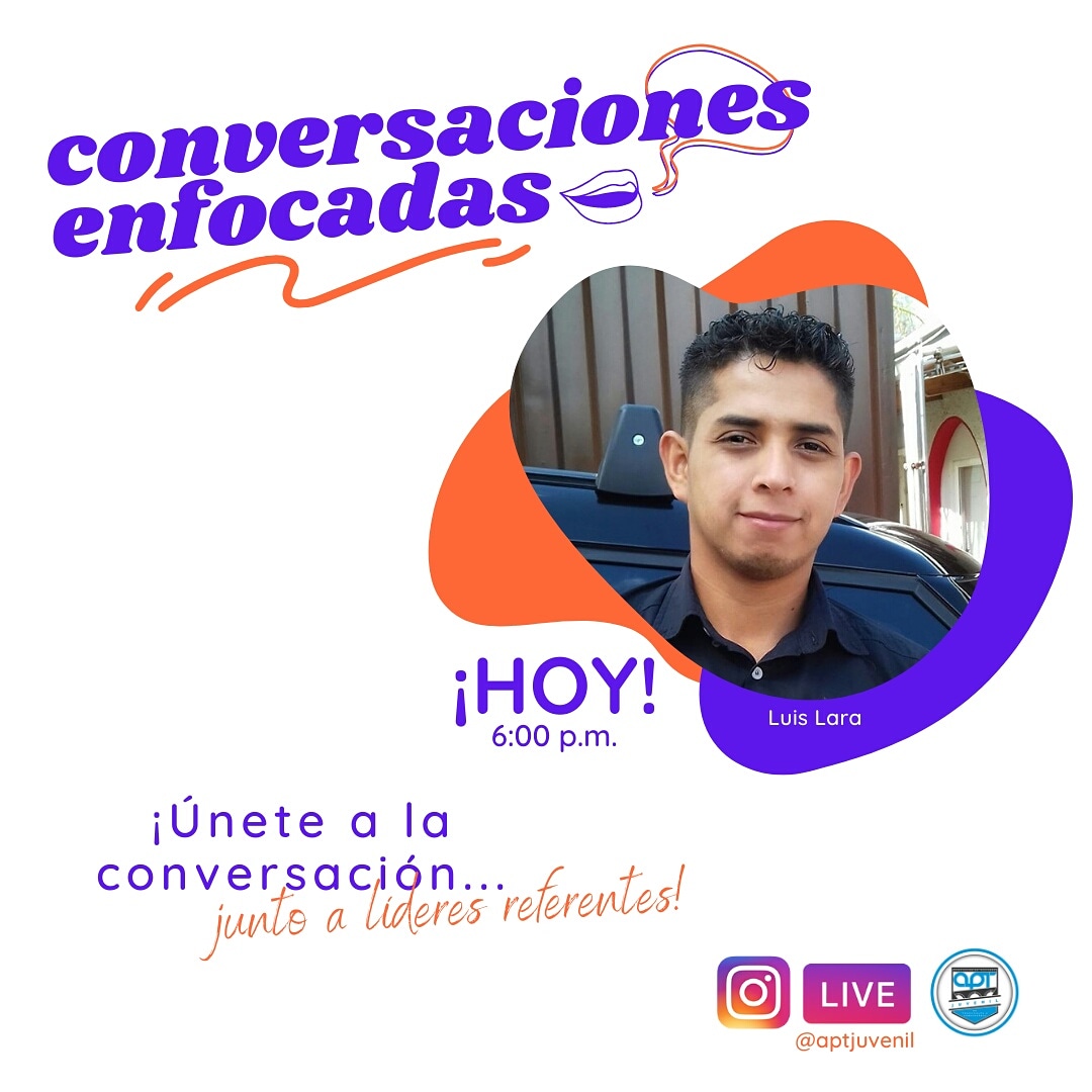 APTJuvenil's tweet photo. Únete a la conversación a partir de las 6:00pm por Instagram Live. #APTJuvenil #EnÉlSomosUno https://t.co/ZPt99CmUDl