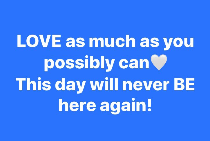 #WednesdayWisdom #love #wednesdaymorning <a href="/KathieLGifford/">Kathie Lee Gifford</a> 
This day is a GIFT and a BLESSING.
Please LOVE with all of your HEART🤍
Thank you God for this day🙏