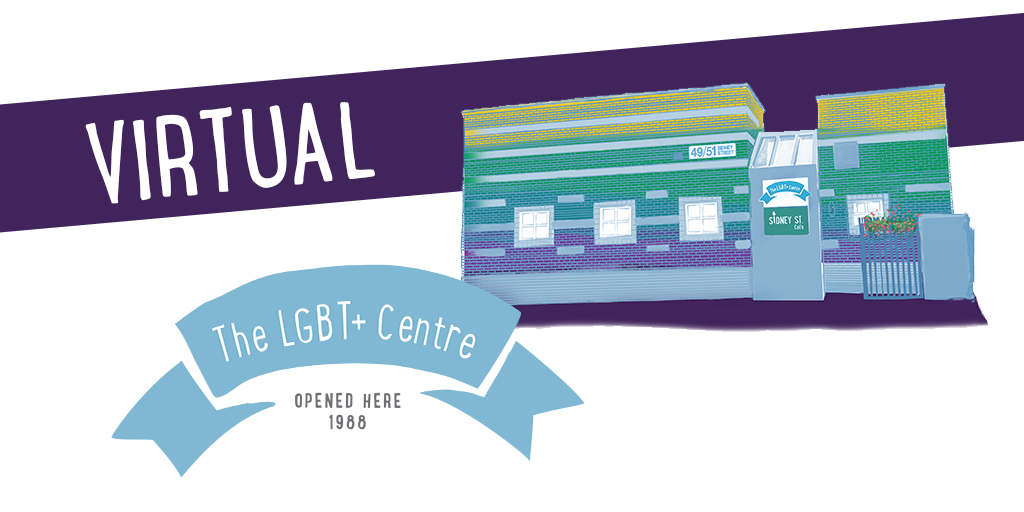 🌈Join the #VirtualLGBTCentre next week.

👓5 May 5-6:30pm LGBT+ Centre discovery tour- join us for 3D realness

🎨7 May 2-3:30pm Creative inspiration to bust the boredom

🎉7 May 6:30-8pm Dust off your glad rags as we celebrate <a href="/SidneySt_Cafe/">Sidney St Cafe</a>'s birthday

virtuallgbtcentre.eventbrite.co.uk
