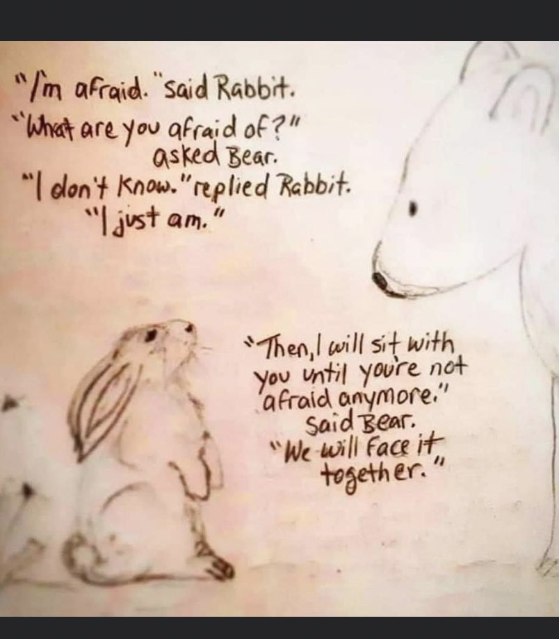 Sometimes all we need is to know someone is in it with us! ❤️❤️