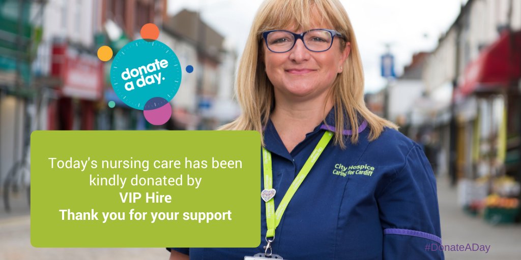 CityHospice's tweet photo. Today's nursing care @CityHospice has kindly been donated by @VIPHIRE1 to celebrate the first anniversary of opening their business. Congratulations and thanks so much for being such great supporters of our #Charity #DonateADay https://t.co/pvzx7aMEmZ https://t.co/YdE8bvy2Pf