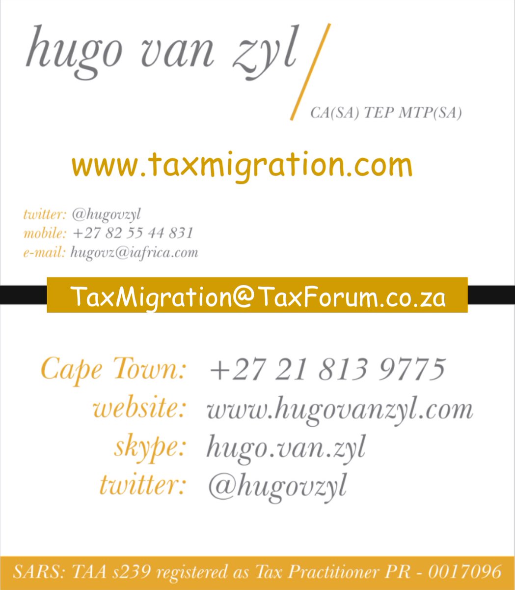 wegkaner's tweet image. @ProPulsionCast no 21 follows no 16! Thanx @francoisdtza for the interviews on zcu.io/mJxl #Expats @wegkaner time to act! Call on @hugovzyl all Intermediaries Wealth or Financial Advisors share #tax2020Truth with #Saffas. See also @TheSANews for our past tax blogs
