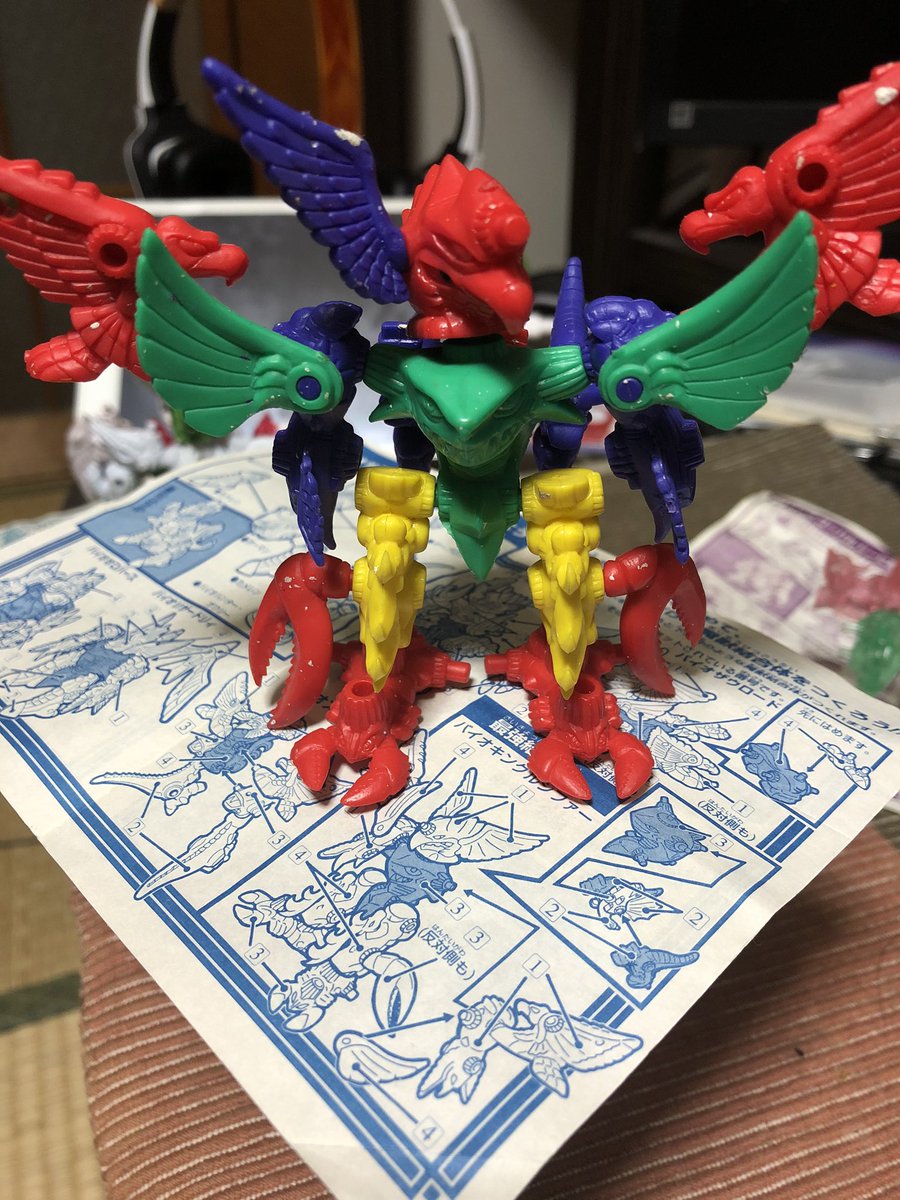 食玩供養撮影。 #バイオパズラー 知ってる方は居るかな？