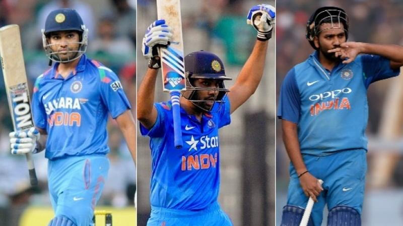 Nearly 7 years down the line, Rohit has vindicated his former captain's decision to promote him up the order with brilliant knocks including 3 double hundreds, a century in WC QF, another one in CT SF, 5 centuries in a single world cup among other knocks #HappyBirthdayRohit