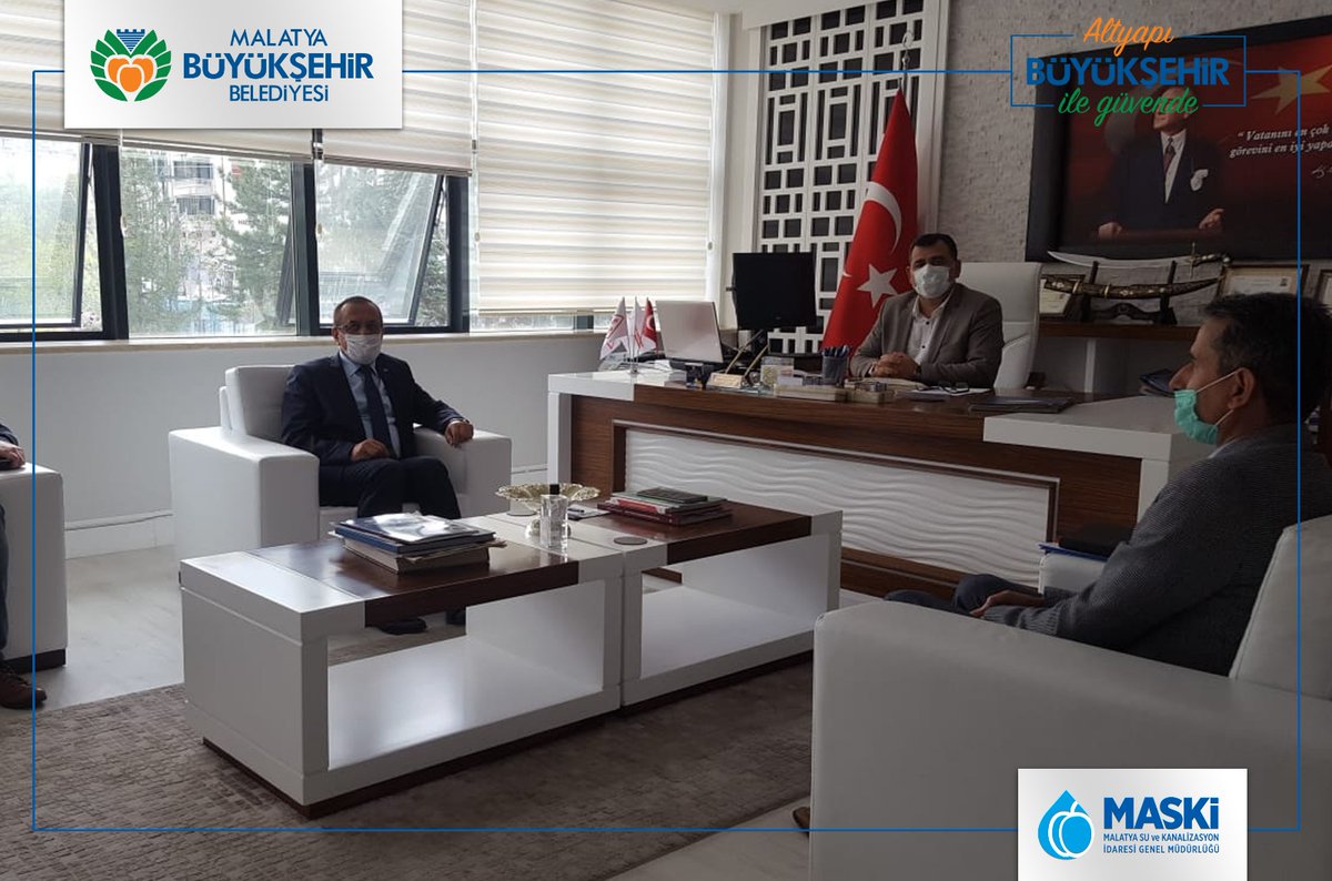 Genel Müdürümüz Sayın Mehmet Yaşar Karataş,Çevre ve Şehircilik İl Müdürü Sayın Fikret Onhan'a Ziyarette Bulundular.