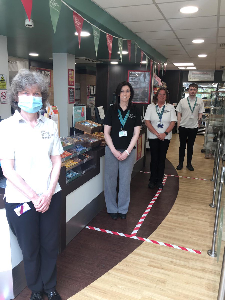 CCCNHS's tweet photo. Wednesday's Hidden Hospital Heroes are our dedicated Wirral @RoyalVolService team. After all UK RVS cafés closed due to the #Coronavirus outbreak, our RVS team worked to get our cafe re-opened for patients and staff - now it's only 1-of-2 in the country still open! How amazing 🙌 https://t.co/moCoTDftxY
