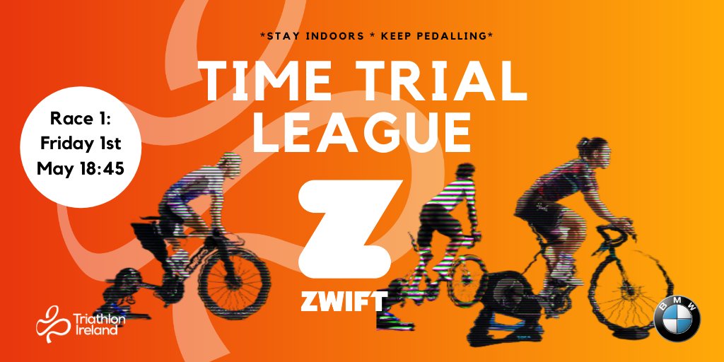 We're kicking off the Triathlon Ireland Zwift Time Trial League - a triathlon style cycling competition on the world's most popular virtual exercise platform.

Sign Up now and join the triathlon community on the start line: triathlonireland.com/News/2020/Tria…