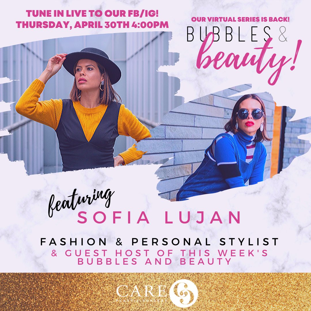 CAREPlasticSurg's tweet photo. Join us LIVE➡️ this THURS at 4pm on FB &amp; IG 📲 for Fashion on POINT with @CAREPlasticSurg  and our friends from Voda, Koket, Carolina Honey and My Beautiful Chaos💯 https://t.co/hHjwZu0msa