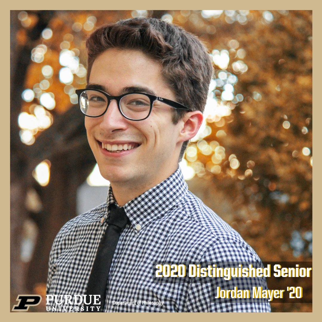 PHILO_Purdue's tweet photo. Please join us in congratulating  the recipients of this year's Distinguished Seniors Award in the Department of Philosophy🎉
⭐ Laura Di Pietro 
⭐ Jordan Mayer 
⭐ Catherine Dube 
⭐ Jackson Smith 
We are so proud of all of your accomplishments! #boilerup https://t.co/LKBK0BGyZk