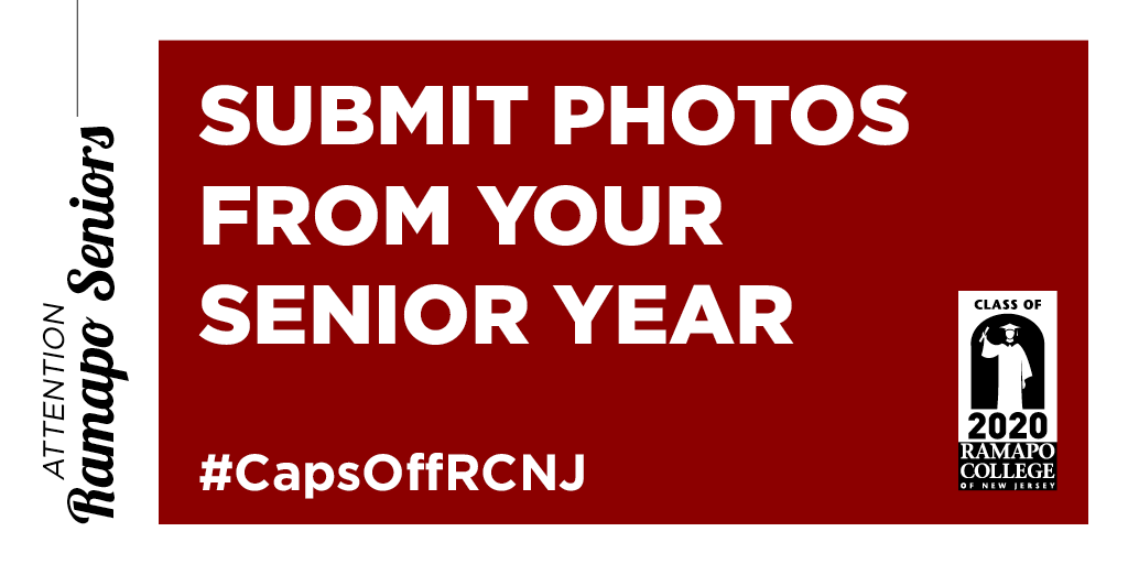 RCNJGrad's tweet photo. Graduates - Let's celebrate you! What are some of your favorite moments from Senior year? Share your photos with us for a special project! Remember to email photos by May 1 to: commencement@ramapo.edu #CapsOffRCNJ https://t.co/i4Z429bo2j