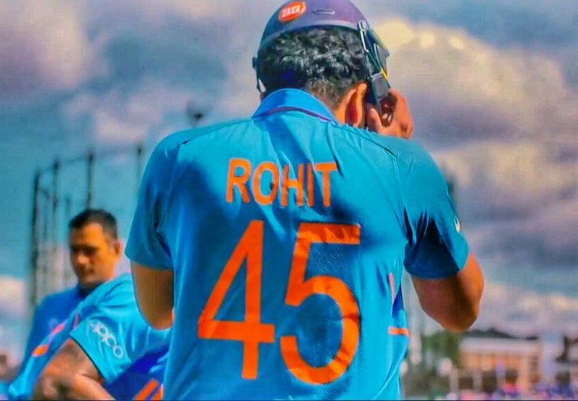 rohit jersey no