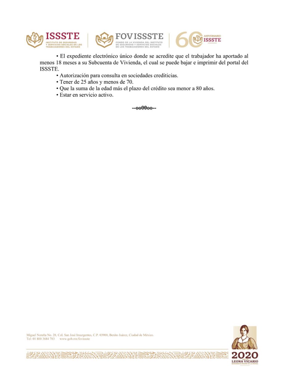 FOVISSSTEmx's tweet image. #BoletínFOVISSSTE 🗞
Arranca “FOVISSSTE para Todos” y proyecta entregar hasta 5 mil créditos en este 2020

•Este esquema es el cofinanciado hipotecario más económico del país y ofrece el CAT más barato del mercado.