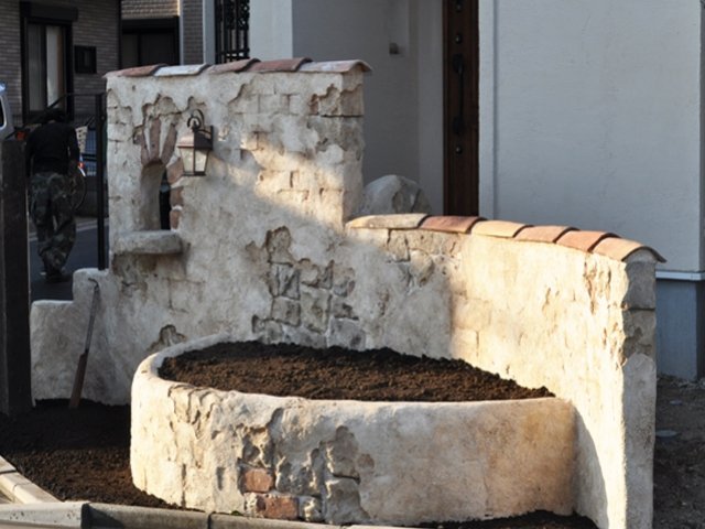 تويتر びすこ على تويتر こんなイメージで門柱作成スタート 門柱diy モルタル モルタル造形 モルタルアート ガーデニング ガーデニングdiy T Co Bnfo09atmv