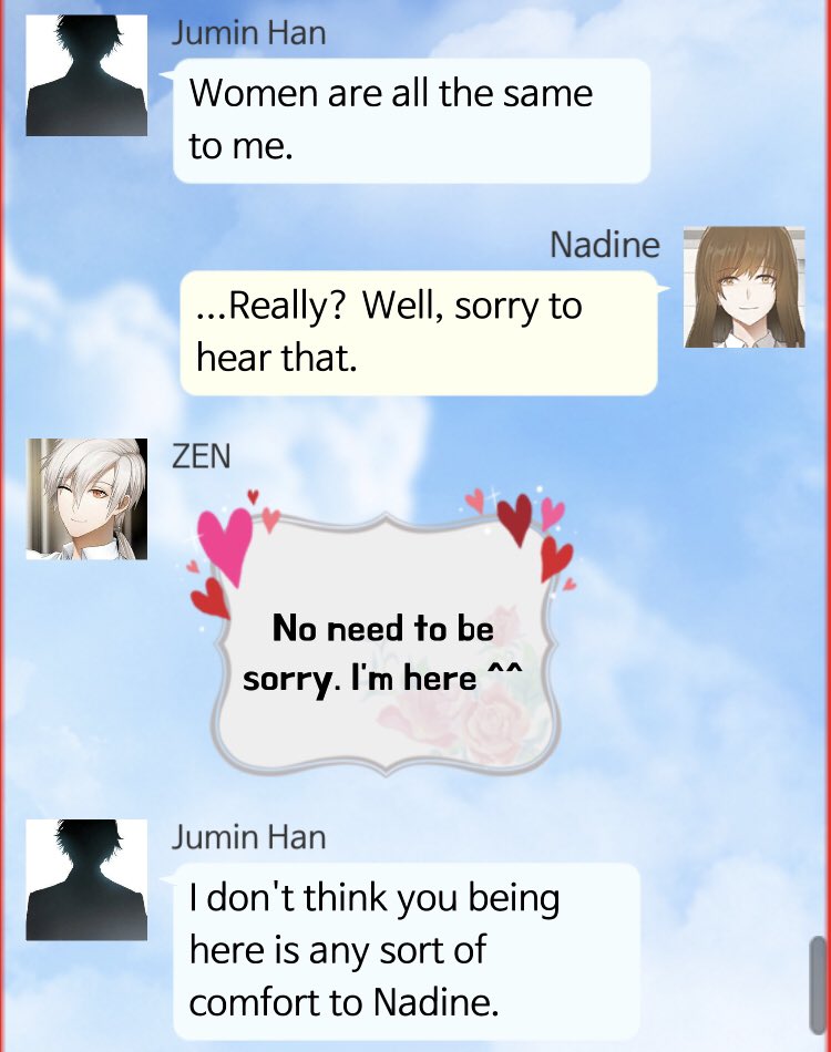 there is nothing i love more than jumin and zen chatrooms