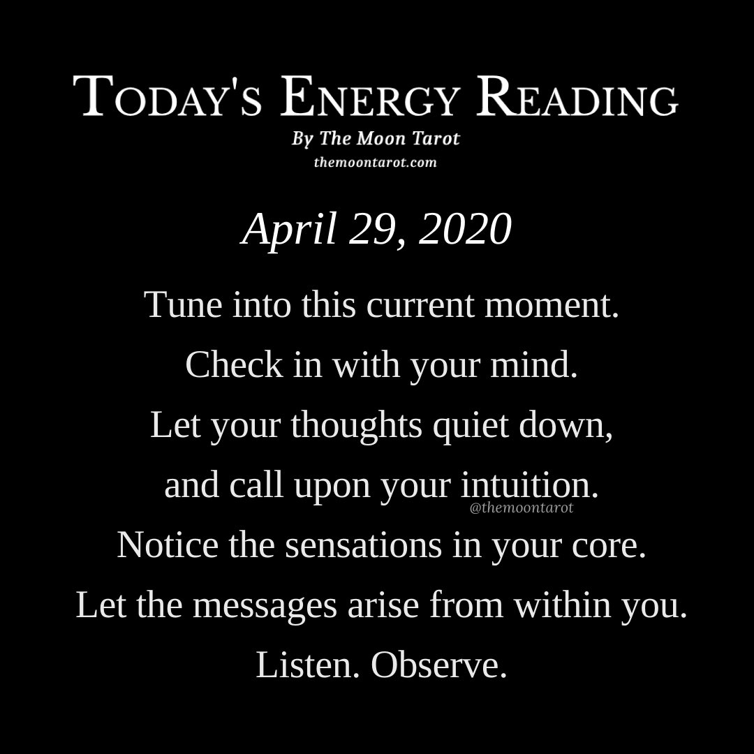 themoontarot_'s tweet photo. Today’s Energy Reading 4/29/20 https://t.co/tyGX6vood5