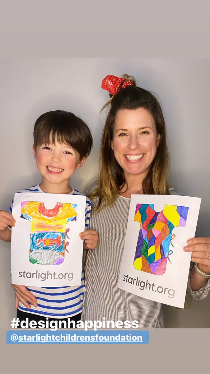 Join me and #DesignHappiness
 for our hospitalized kids that are bravely enduring the pandemic and isolation by creating your own Starlight Hospital Gown with @starlightchildrensfoundation! Learn more at starlight.org