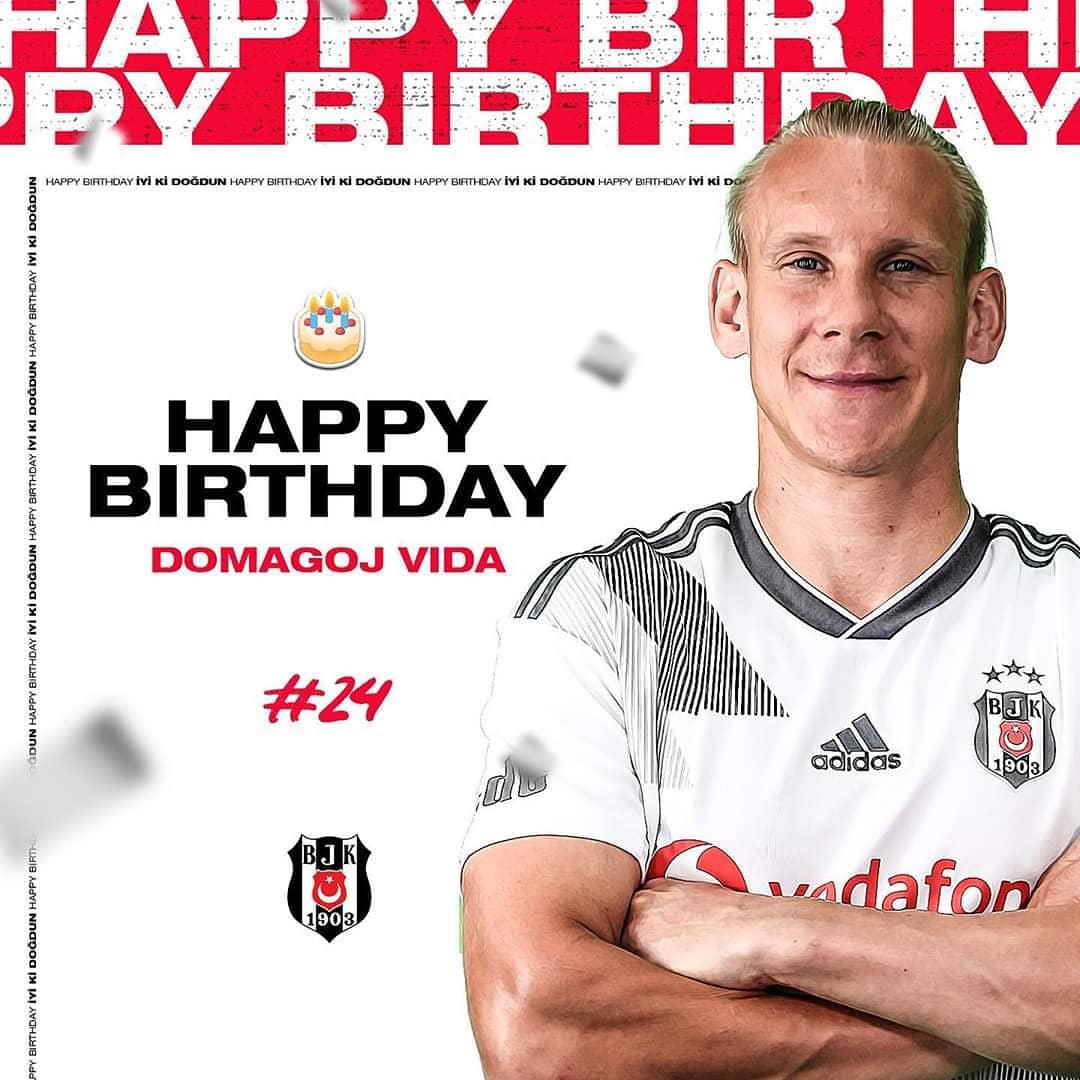 Happy Birthday Domagoj Vida, yi ki Do dun    
