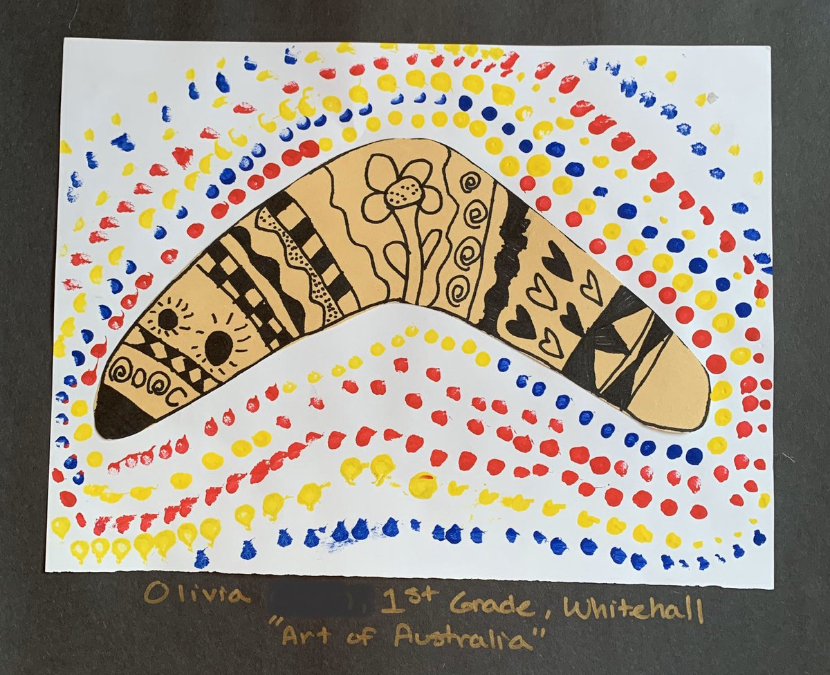 WhitehallART's tweet photo. Today’s digital art show features the work of 1st graders.  They created some of the first art to exist in human history. @WhitehallNASD #nasdproud https://t.co/Cnps2mYt7b