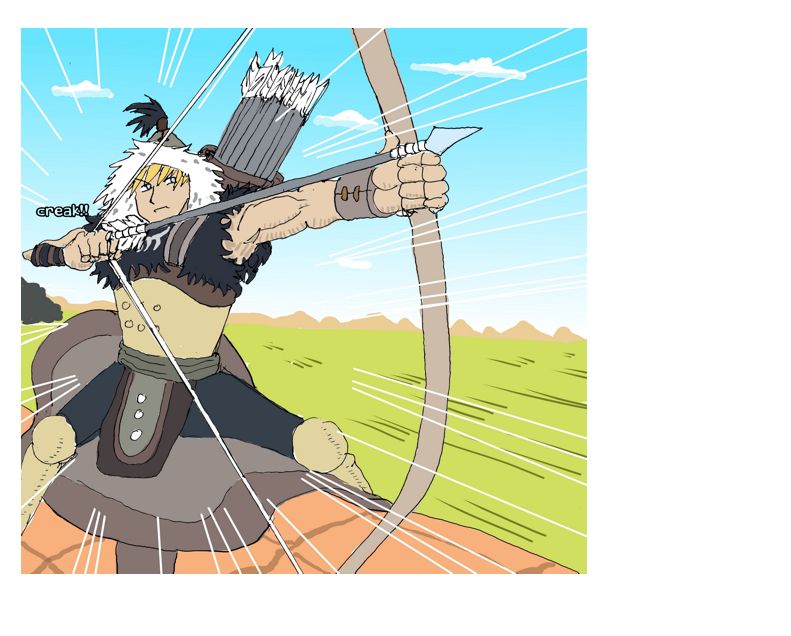 Shooting mechs with a bow and arrow! webtoons.com/en/challenge/m…