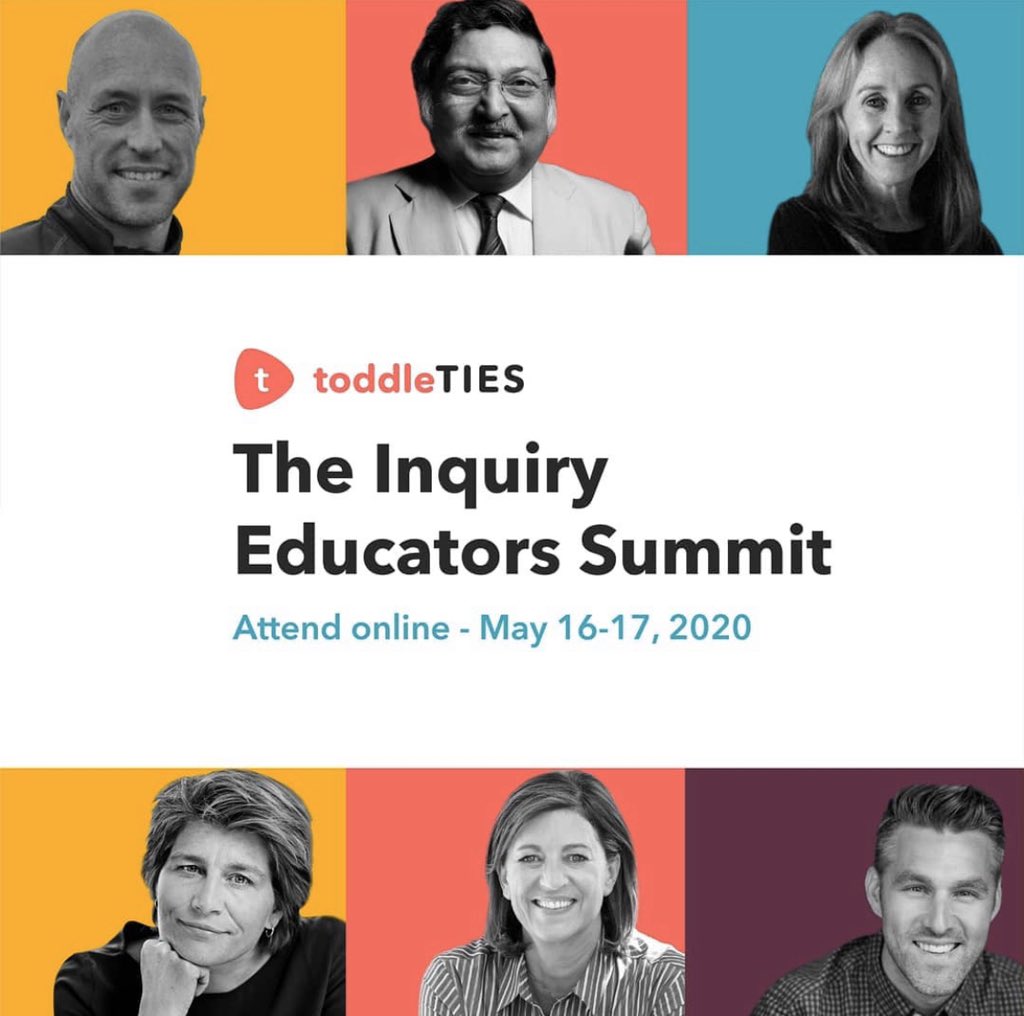 This is going to be fun!! @toddleapp is bringing you TIES: The Inquiry Educators Summit. TIES will be the largest virtual gathering of inquiry-focused educators from around the 🌎 & it’s FREE!

Info/reg: toddleapp.com/ties/

#inquirymindset #inquiry #edchat #onted #bcedchat