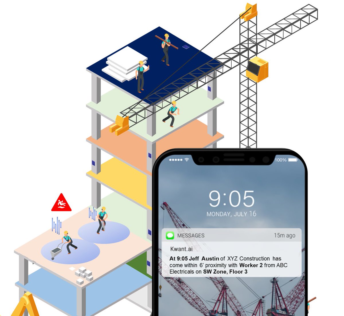 Kwant_ai's tweet photo. https://t.co/J4UFUq74Fd  Proud to be working with industry leaders for keeping essential construction operating and keeping our hardworking men and women safer. @constructdive @Smartvidio #SocialDistancing #ContactTracing #EssentialWorkers @MetaPropNYC https://t.co/yzHjEa8yNC
