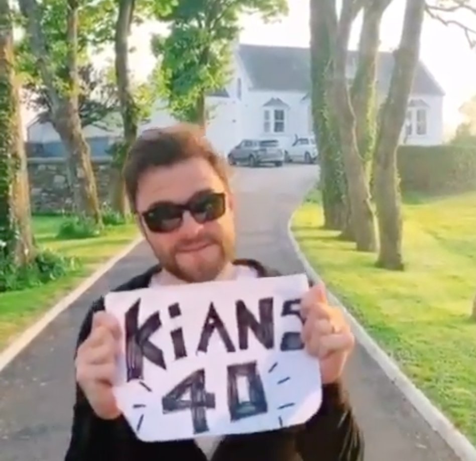 WATCH: Shane Filan and family wish Kian Egan a happy 40th birthday in sweet video tribute  