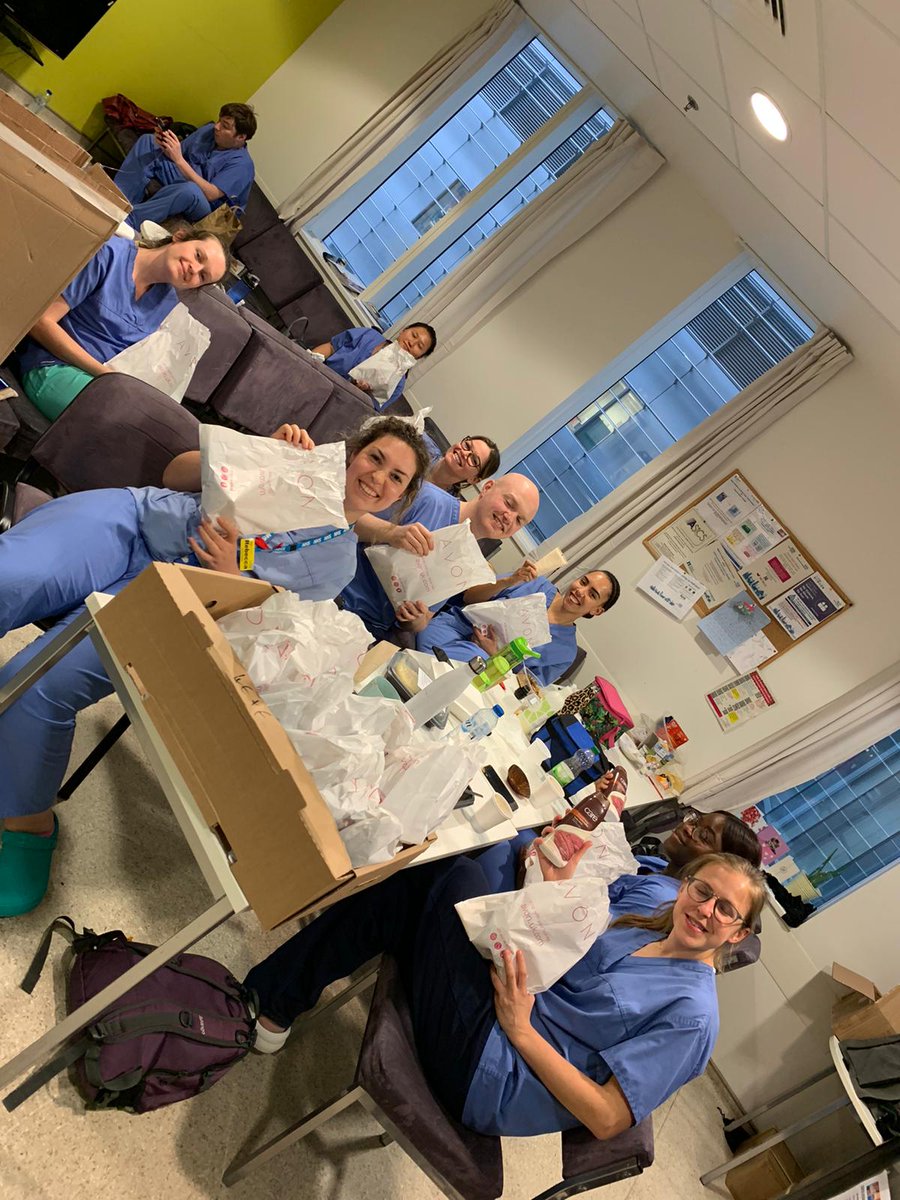 A huge thank you to <a href="/Avon_UK/">Avon Cosmetics</a> for donating these amazing care packages to our front line staff! Very much appreciated <a href="/teamaccu/">Team ACCU</a> @RoyalLondonHosp