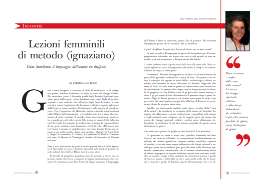 San Fedele Milano (@sanfedelemi) on Twitter photo Lezioni femminili di metodo (ignaziano): su <a href="/oss_romano/">L'Osservatore Romano</a> (inserto #DonneChiesaMondo) intervista di <a href="/FedeReDavid/">Federica Re David</a> a Guia Sambonet, guida di Esercizi Spirituali, responsabile della Scuola di preghiera del San Fedele vaticannews.va/it/osservatore… Lezioni femminili di metodo (ignaziano): su <a href="/oss_romano/">L'Osservatore Romano</a> (inserto #DonneChiesaMondo) intervista di <a href="/FedeReDavid/">Federica Re David</a> a Guia Sambonet, guida di Esercizi Spirituali, responsabile della Scuola di preghiera del San Fedele vaticannews.va/it/osservatore…