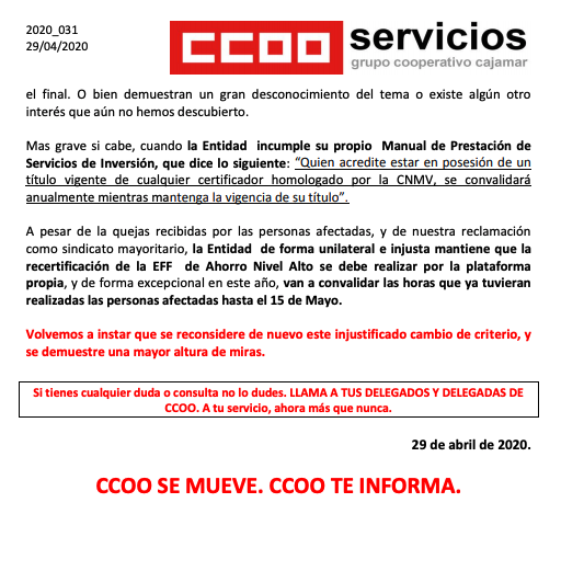 Servicios CCOO tweet media