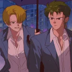90年代のアニメ風に描いたゾロとサンジがなじみ過ぎてる