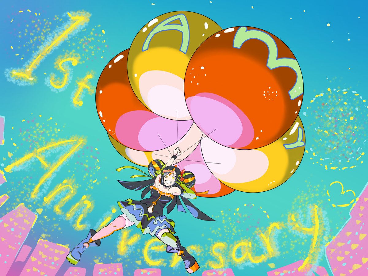 学生ｐ エイミー エイミー 1周年おめでとう イラストレーター 砥石ひいろ Toishi Hiiro エイミーちゃん エイミーペイント
