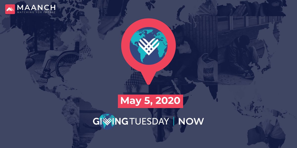 #GivingTuesdayNow is on May 5th, a day of unity to give thanks, recognition &amp; support to the millions globally dedicated to combating #COVID19.

Your gift to the Maanch Coronavirus Response Fund helps create a more resilient future for us all: bit.ly/GivingTuesNowTw