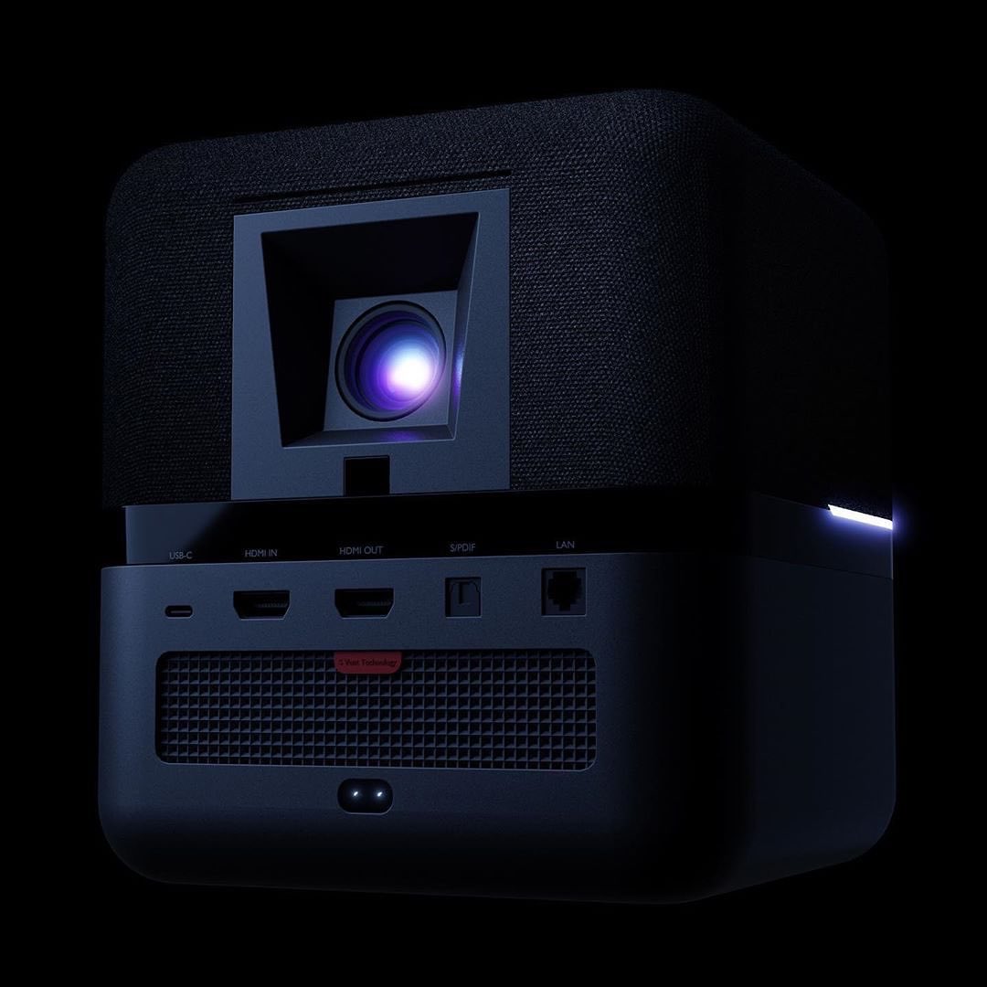 LOSTCULTURE's tweet photo. Here’s a concept render for the upcoming @Microsoft console @Xbox Series X. 

Named “Xbox Project Oris” the console reportedly will have a 3D speaker system and a built-in projector capable of high 8K HDR resolution. 

[📸: Joseph Dumary] https://t.co/fGNHcDnIuY