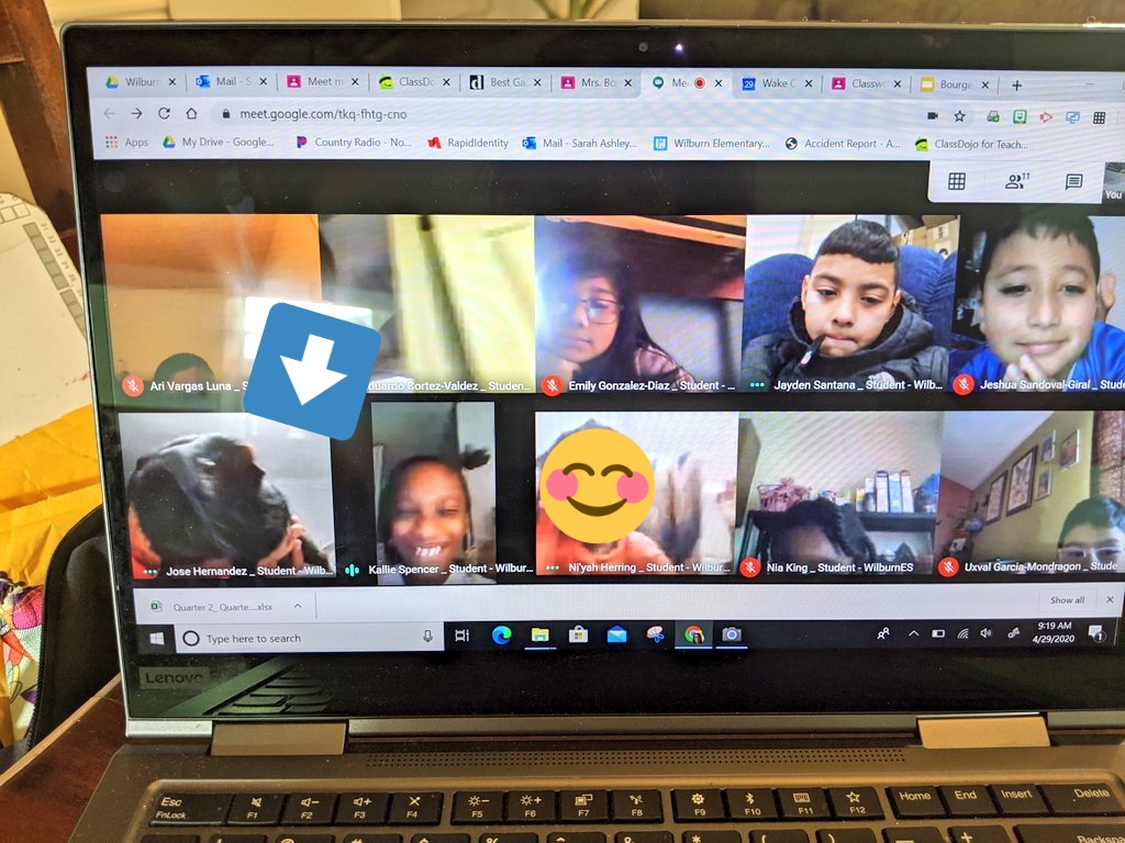 11 on for morning meeting, if you count the guinea pig 🤣🤪