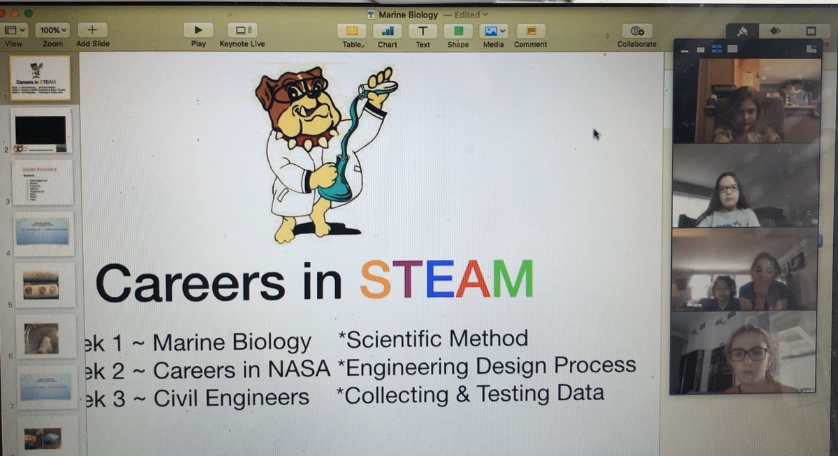 HowellMemorial's tweet photo. Awesome turnout for our first Virtual Careers in STEAM challenge! Over 30 families joined us today to learn about buoyancy and it’s effect on marine biology! Thank you all for joining us and thanks to our staff for collaborating! #HTPSremotelearning https://t.co/Y42EG0rq1R