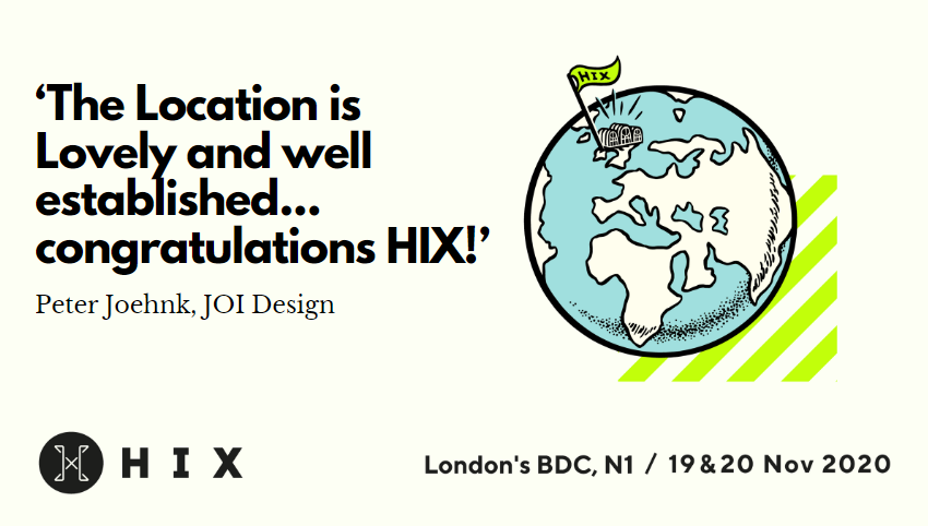 HIXevent's tweet photo. We love @TheBDC and we know we're nto alone. Thanks for your kind words Peter, and welcome to the #HIXlobby.
#hix2020 #hixevent #hixexperience
https://t.co/rkHxKCAzqb https://t.co/wQVdkpDlOF