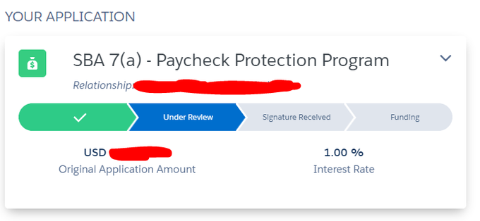 jgoldvava's tweet photo. @askBBT I applied for a PPP loan 24 days ago -- the day the portal opened. My loan has been "under review" for almost that entire period, while colleagues with other banks have had loans approved and money in their accounts for weeks. What gives? https://t.co/LGMoL0d5kx