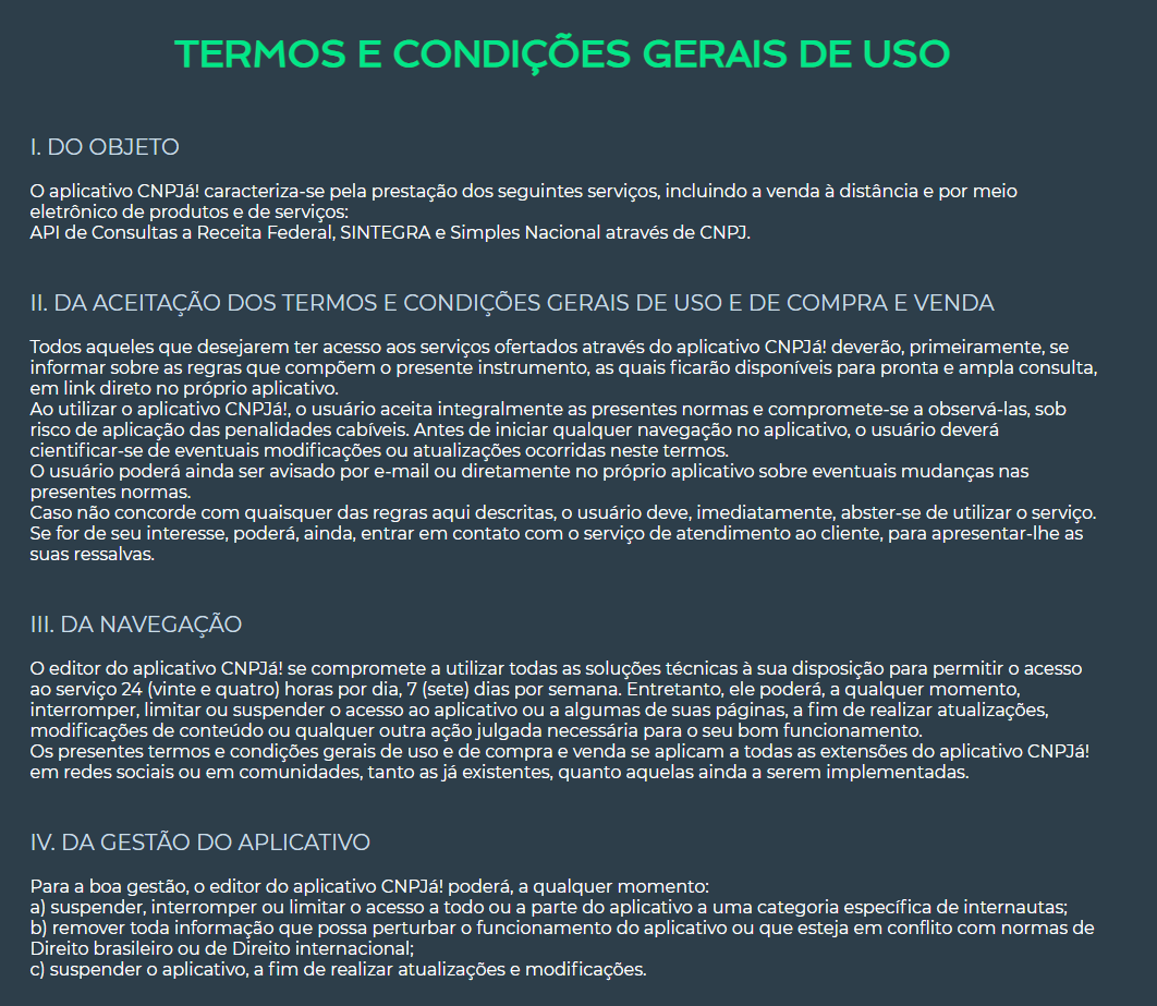 cnpja's tweet photo. Atualizamos os nossos Termos e Condições Gerais de Uso, confira na íntegra em:
https://t.co/PbWEN59cXe

#cnpja #api #cnpj #receitafederal #simplesnacional #sintegra #webservices https://t.co/scKFYhWoys