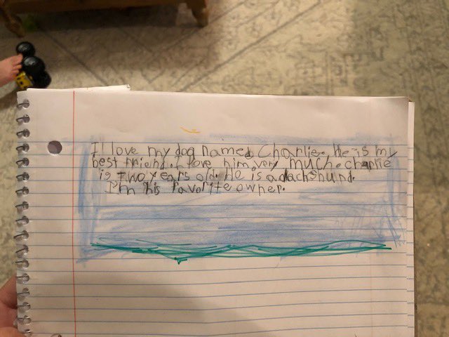djbuff1's tweet photo. Lots of writing happening this week in Kindergarten!  Way to go guys! @CMCSIWarriors @Hall_Schools https://t.co/s6J6FXdngQ