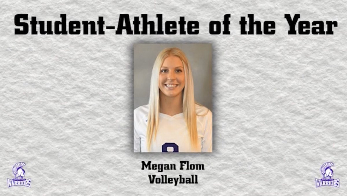 WinonaStateVB's tweet photo. Congrats to our very own @flommegan for being named the Women’s Student-Athlete of the Year and one of the Women’s Athlete of the Year in our virtual WESPYS awards last night 🥳 #WSUVB 

HUGE thank you to @WinonaStateATH for making this special event still possible virtually! https://t.co/LT62JjuwjA
