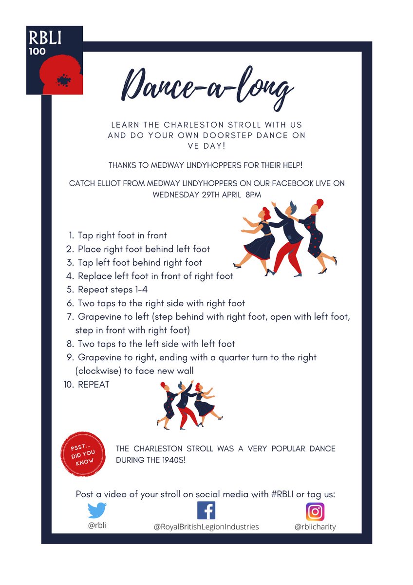 MedwayLindyHop's tweet photo. Join us tonight on @RBLI Facebook page at 8pm https://t.co/ktMJhYPM5o