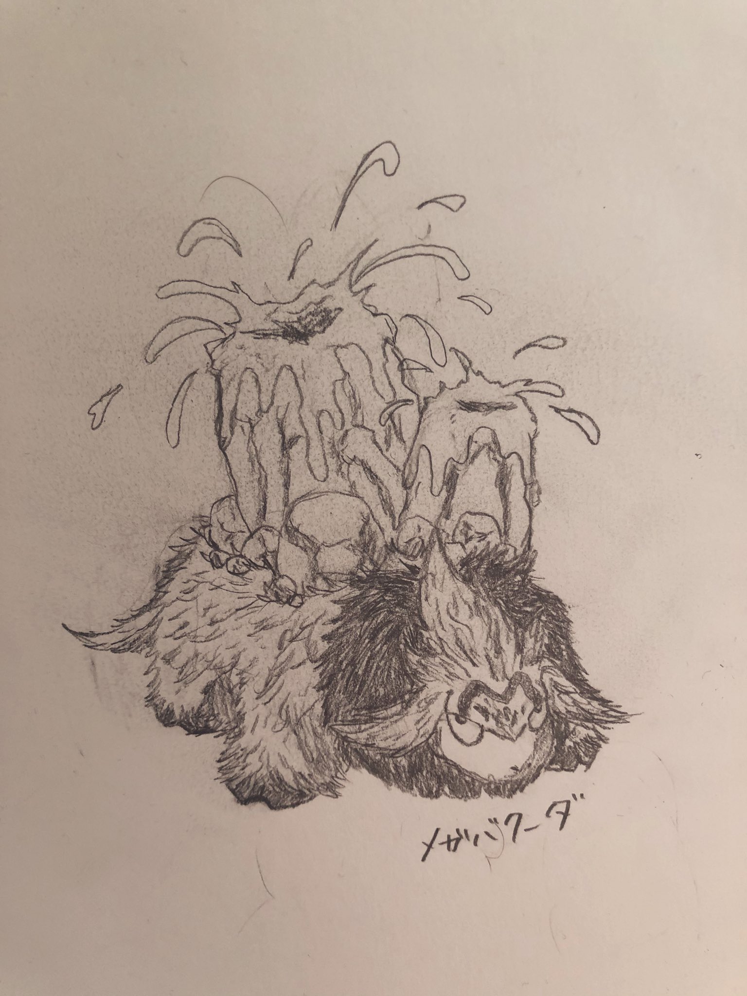 けんけん メガバクーダ ポケモンイラスト オリジナルポケモン メガ進化 T Co Ih4wrpaf Twitter