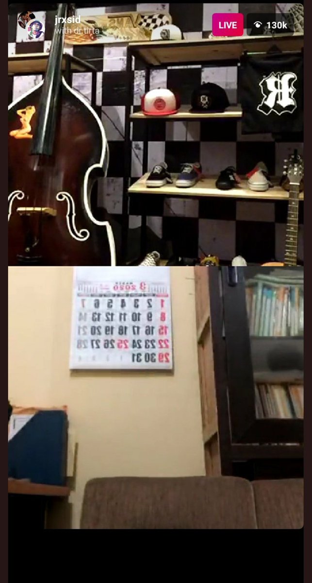 JRX: Aku pipis dulu.
dr. Tirta: Aku juga

Pemirsa 1: -_-
Pemirsa 2-130k: Aku juga deh

Baru kali ini nonton live ditinggal pipis haha