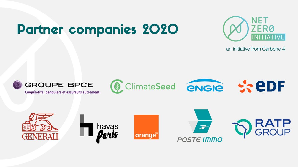 Many thanks, also, to our founding members and co-creators of the NZI Guidelines: @GroupeBPCE @ClimateSeed @ENGIEgroup @EDFofficiel @generalifrance @HavasParis @orange @Poste_Immo @RATPgroup